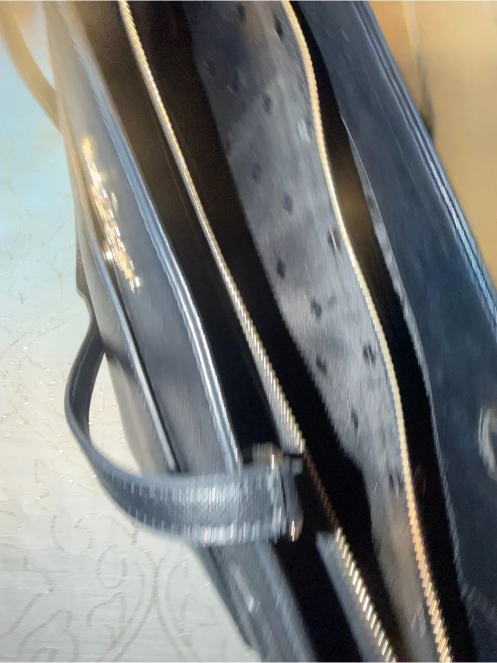 kate spade Black Saffiano Leather Tote